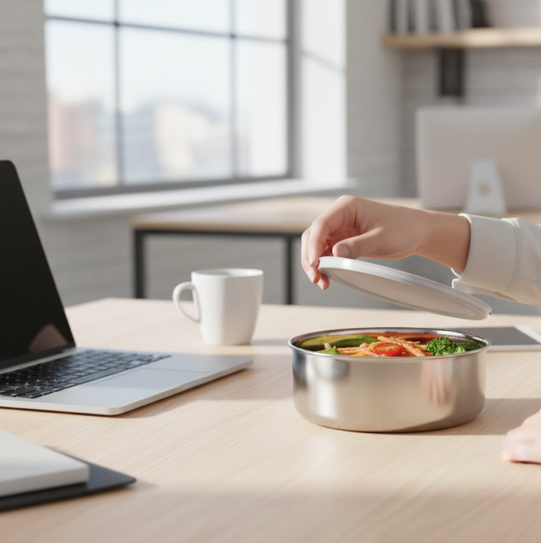 Steel Airtight Lunch Box