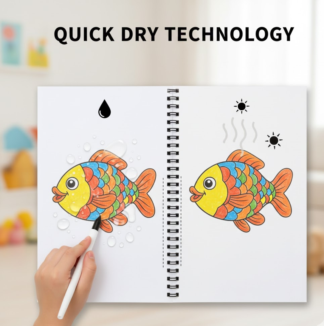 Magic Water Coloring Book