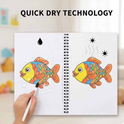 Magic Water Coloring Book