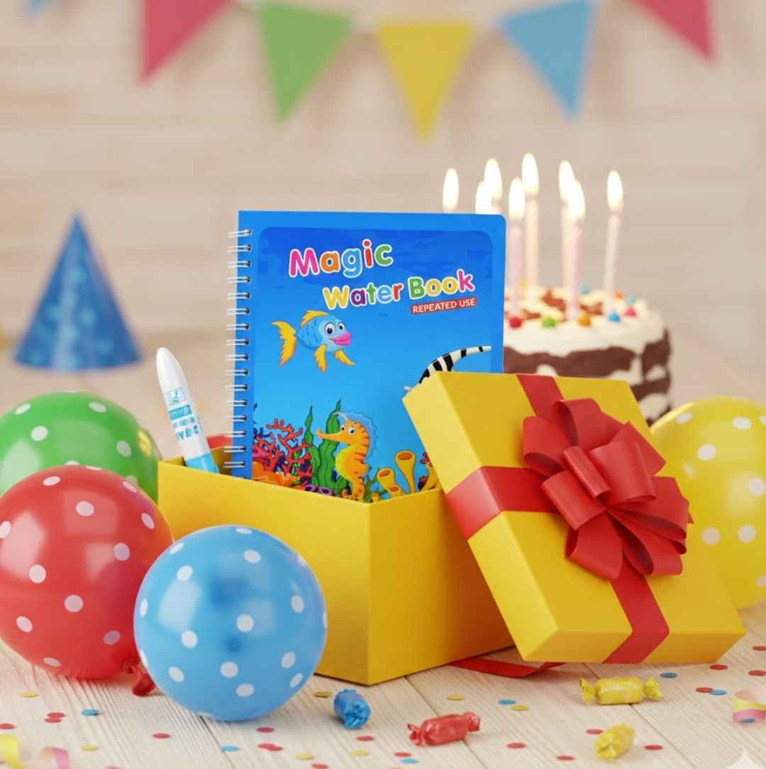 Magic Water Coloring Book