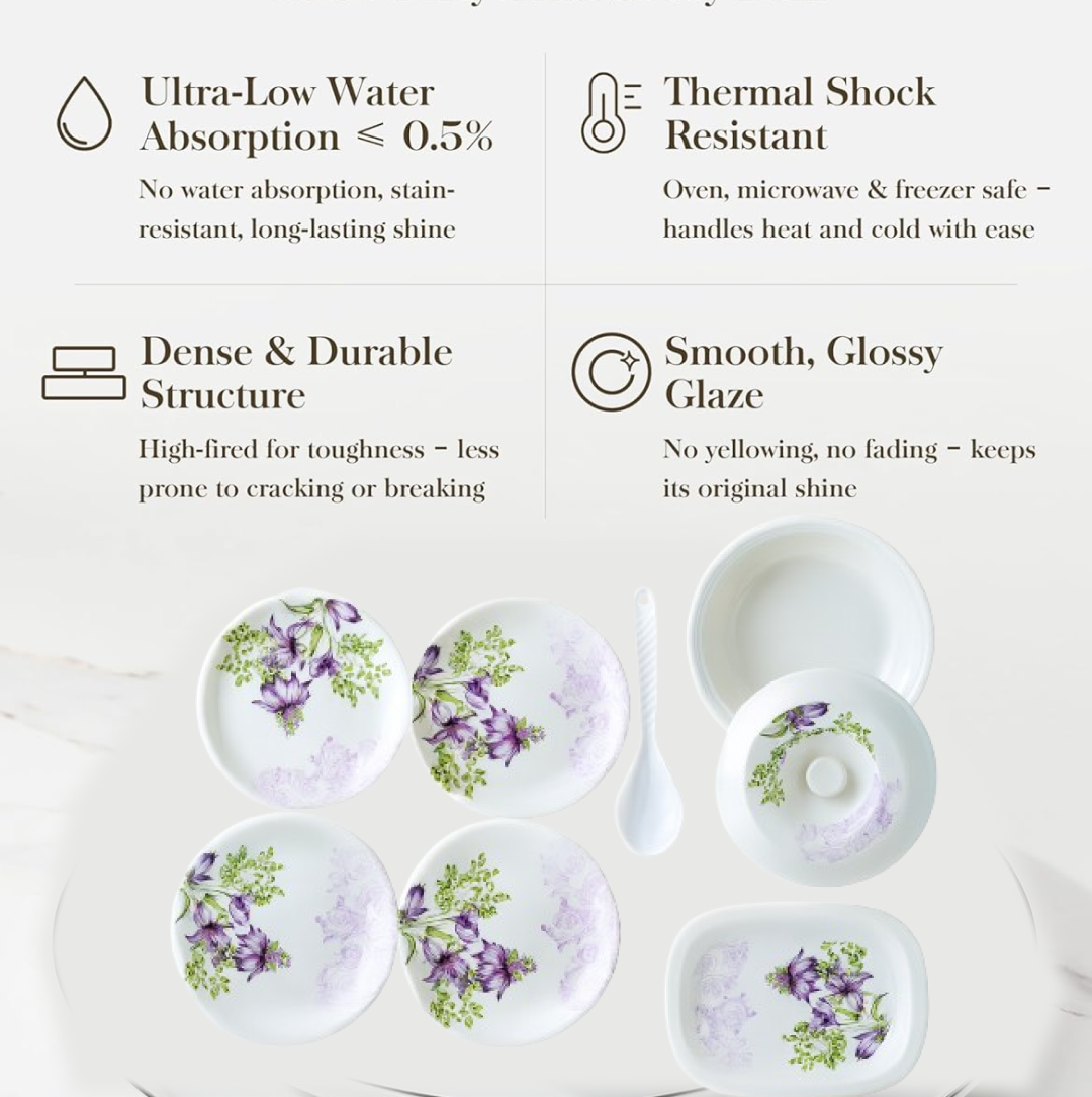 32-Pc Unbreakable Tableware Set