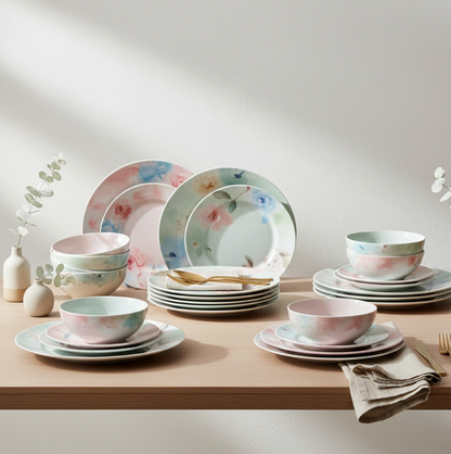 32-Pc Unbreakable Tableware Set
