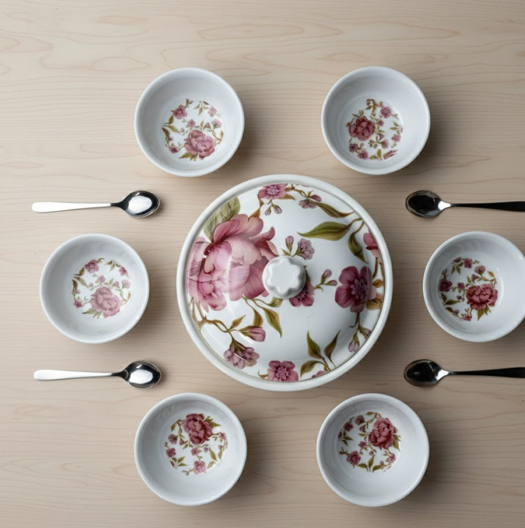 Elegant 5-Pc Pudding Set