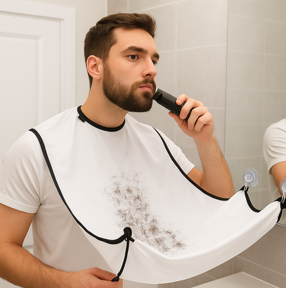 Beard Apron Hair Clippings Catcher