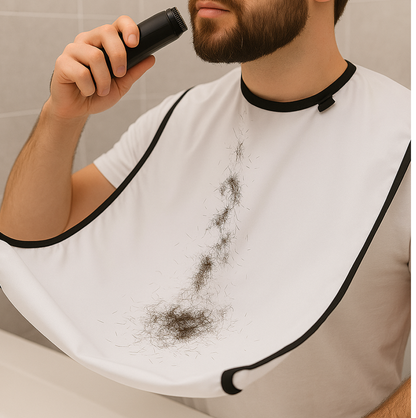Beard Apron Hair Clippings Catcher