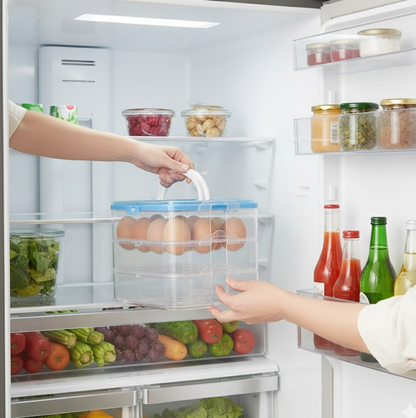 3-layer Plastic Refrigerator Egg Storage Box