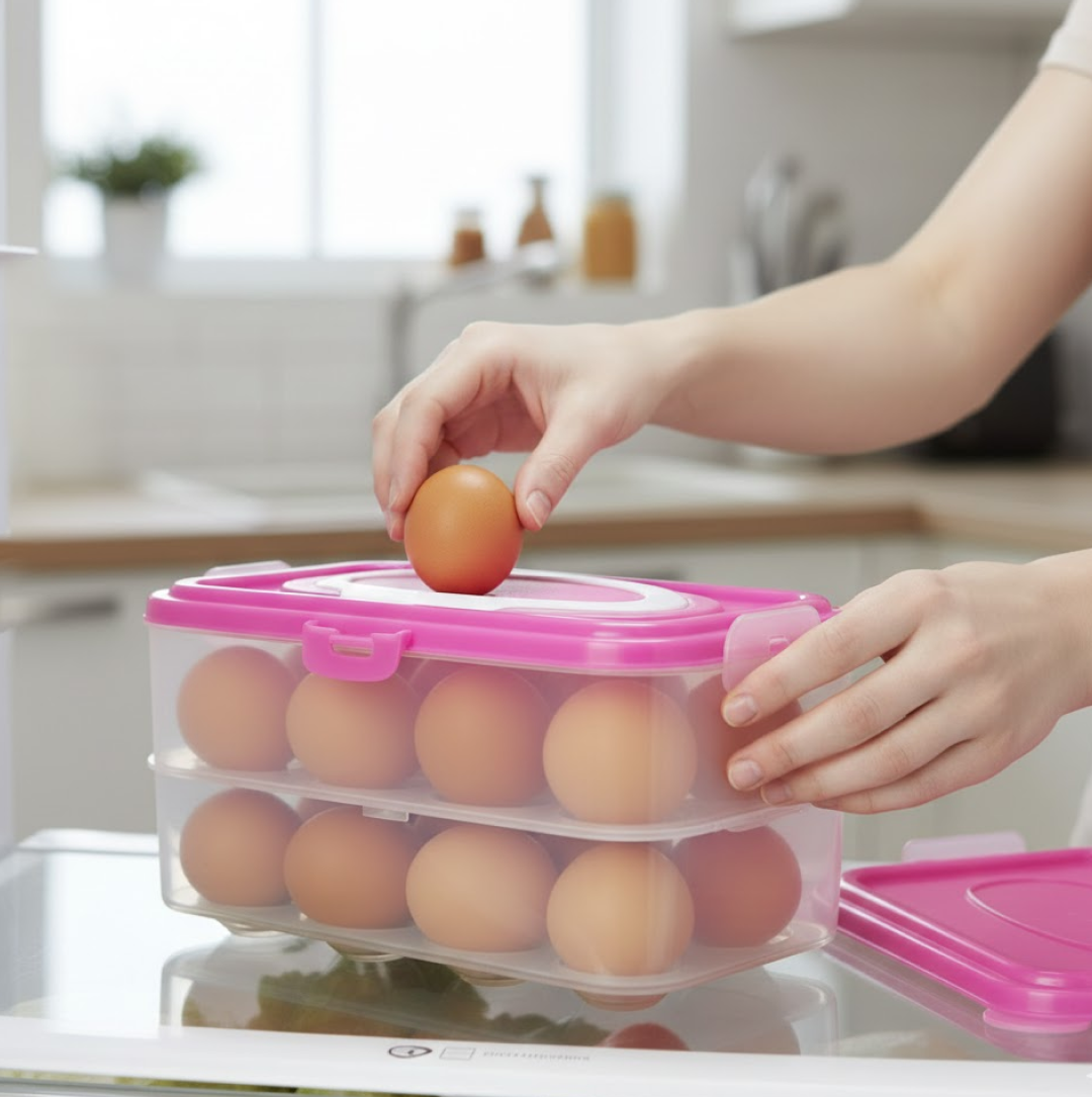 Double Layer Egg Box