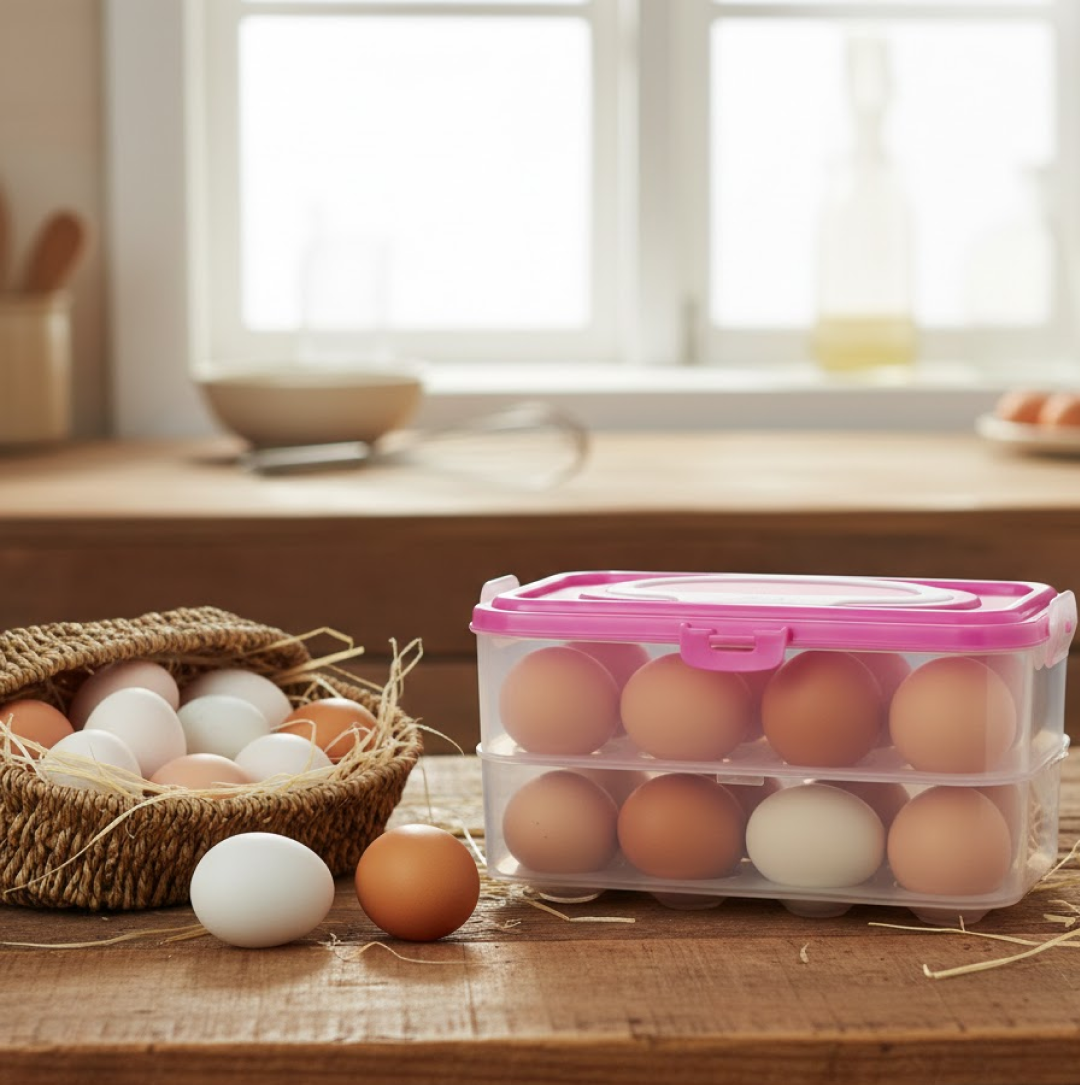 Double Layer Egg Box