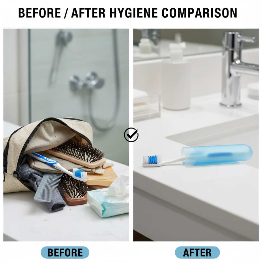 Hygienic Travel Toothbrush Case