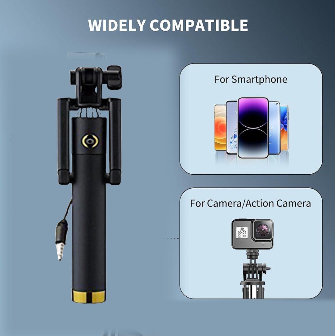 Selfie Sticks Box With Aux Wire