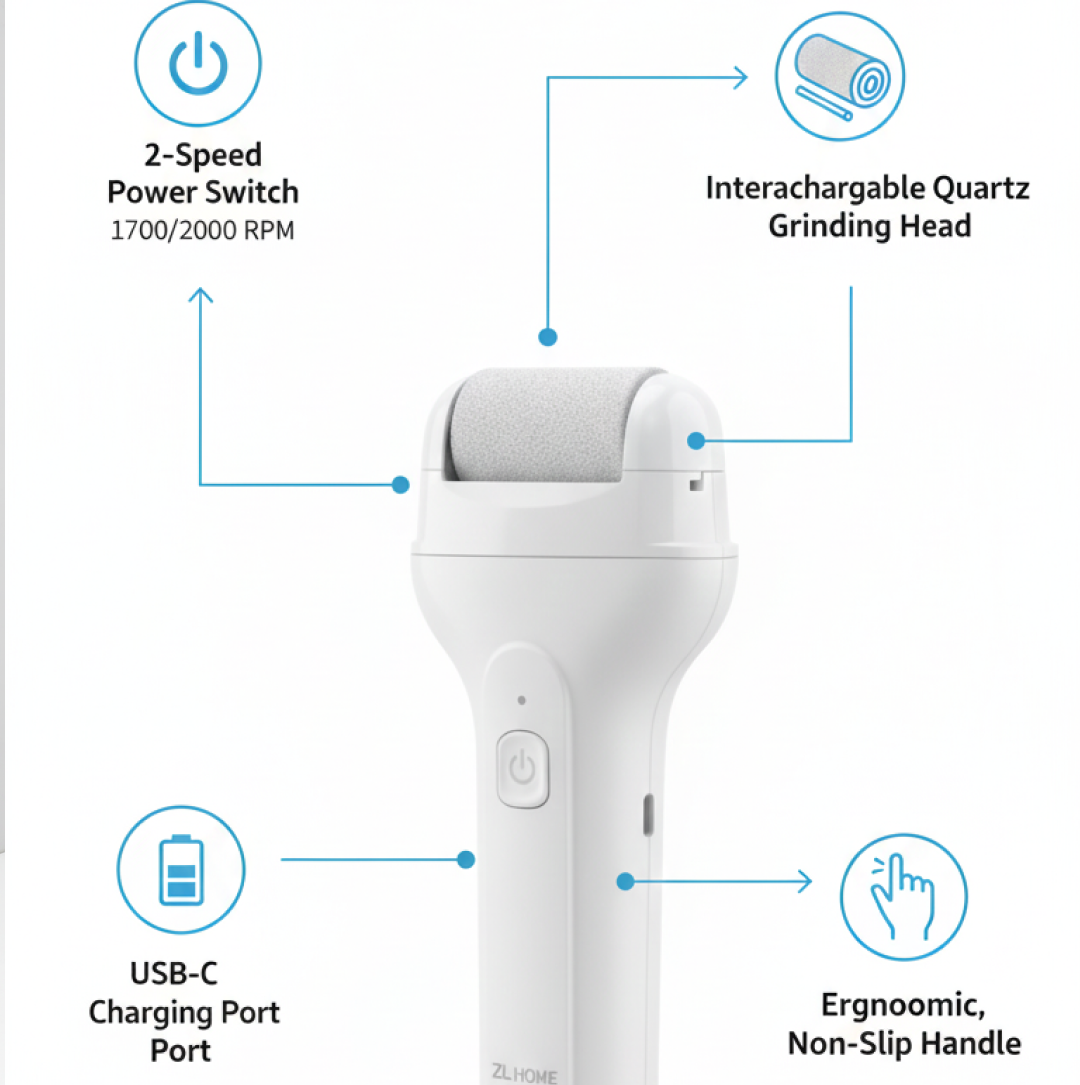 Rechargeable Foot Callus Remover