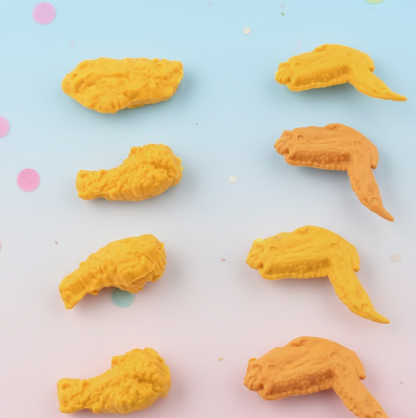 Kawaii Chicken Wing Erasers