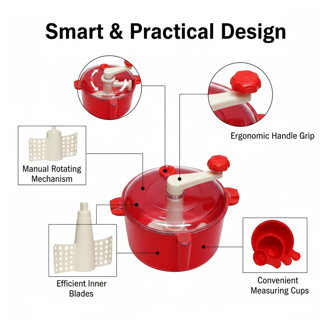 Unbreakable Plastic Dough Maker