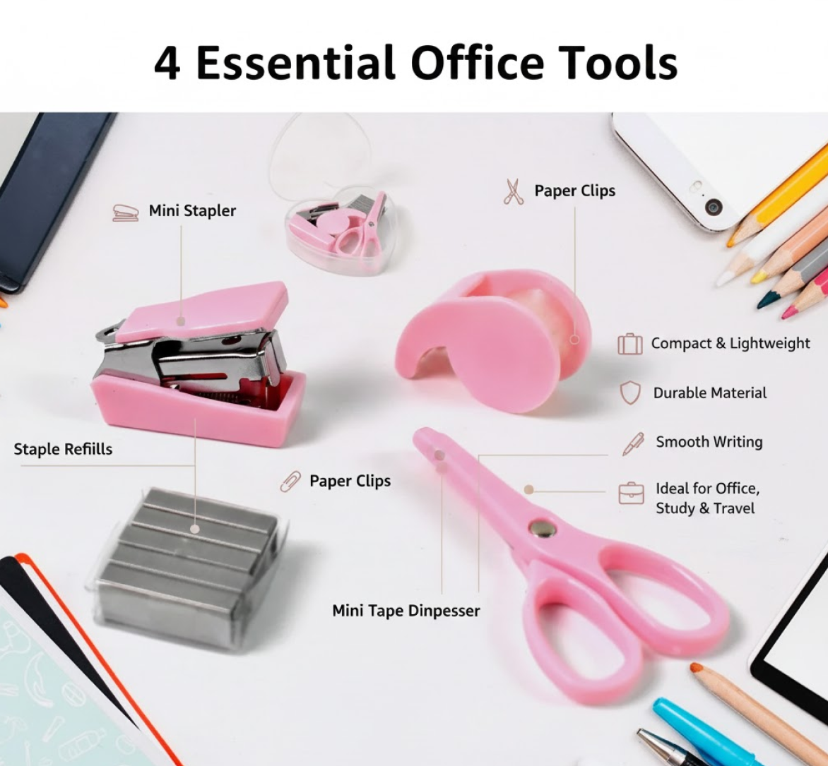 Mini Office Stationery Set