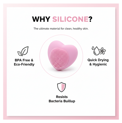 HeartGlow Face Cleansing Brush
