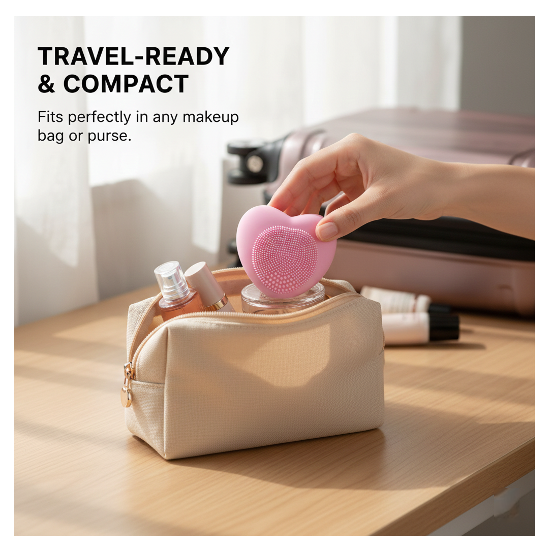 HeartGlow Face Cleansing Brush