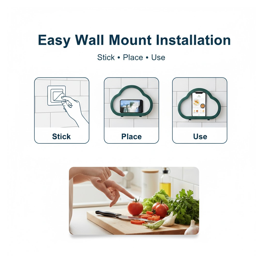 Gray Waterproof Phone Mount