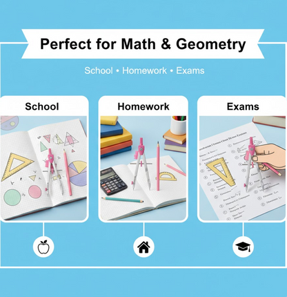 4-in-1 Student Compass Set