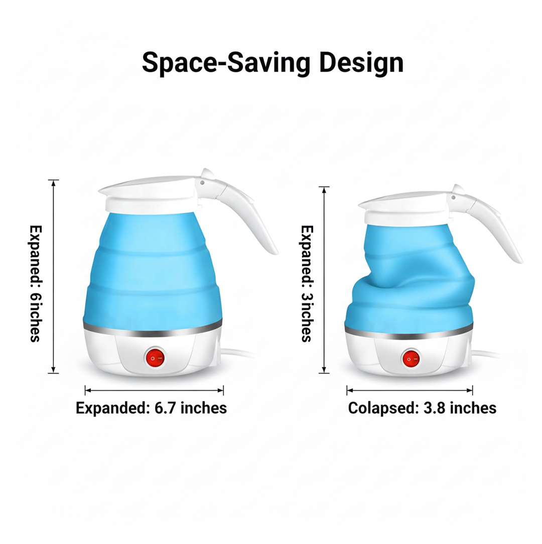Foldable Travel Electric Kettle