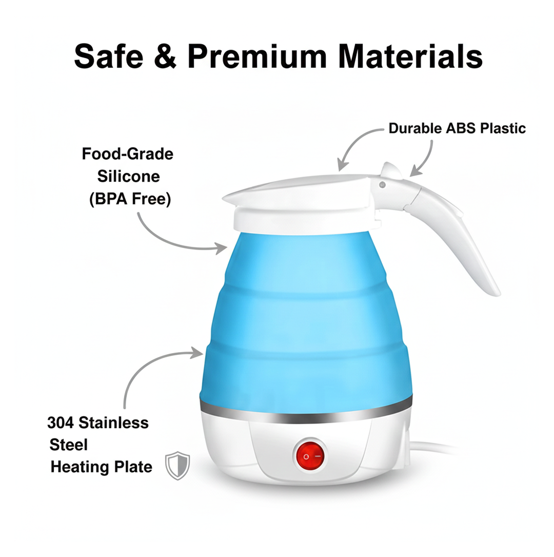 Foldable Travel Electric Kettle