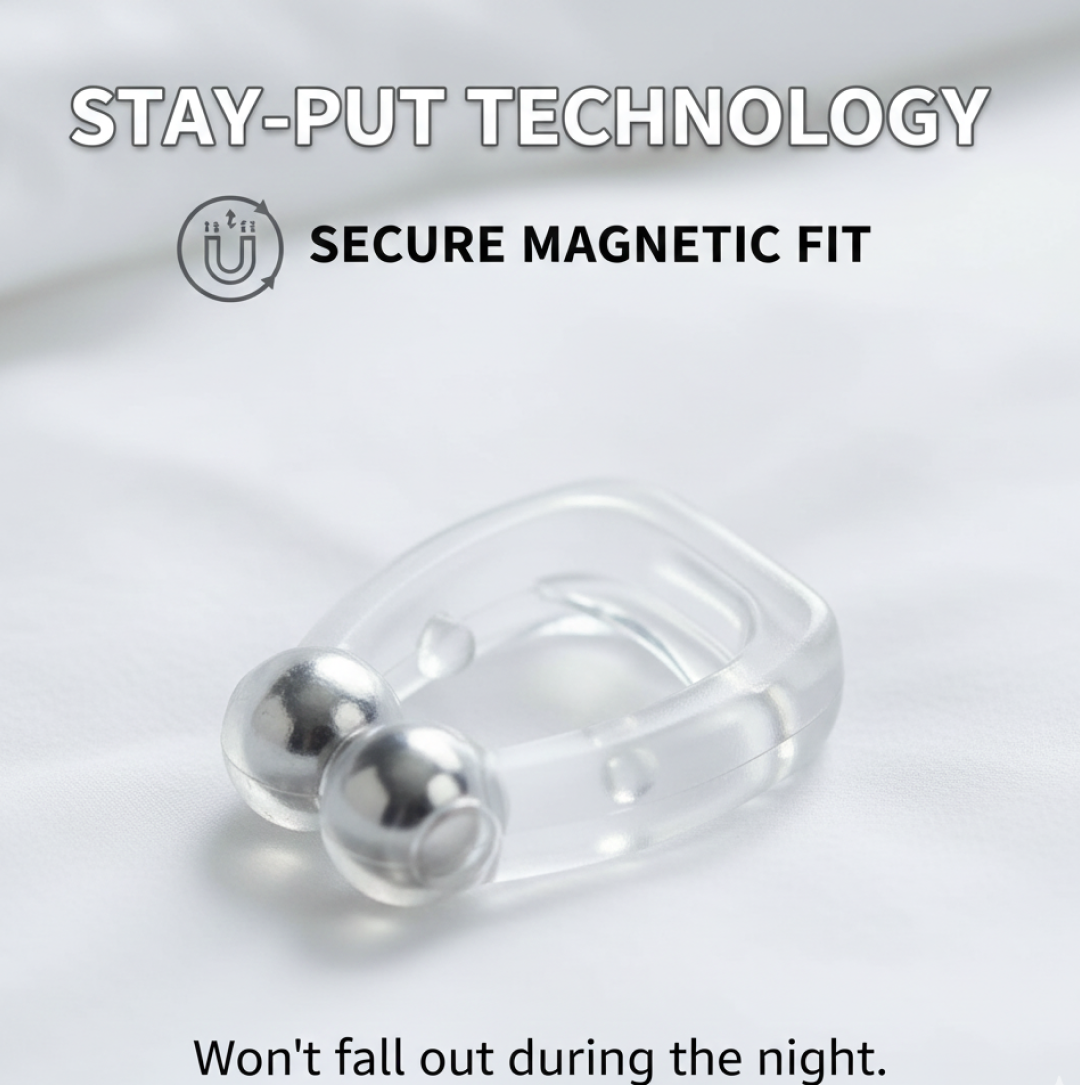 Magnetic Anti-Snore Clip