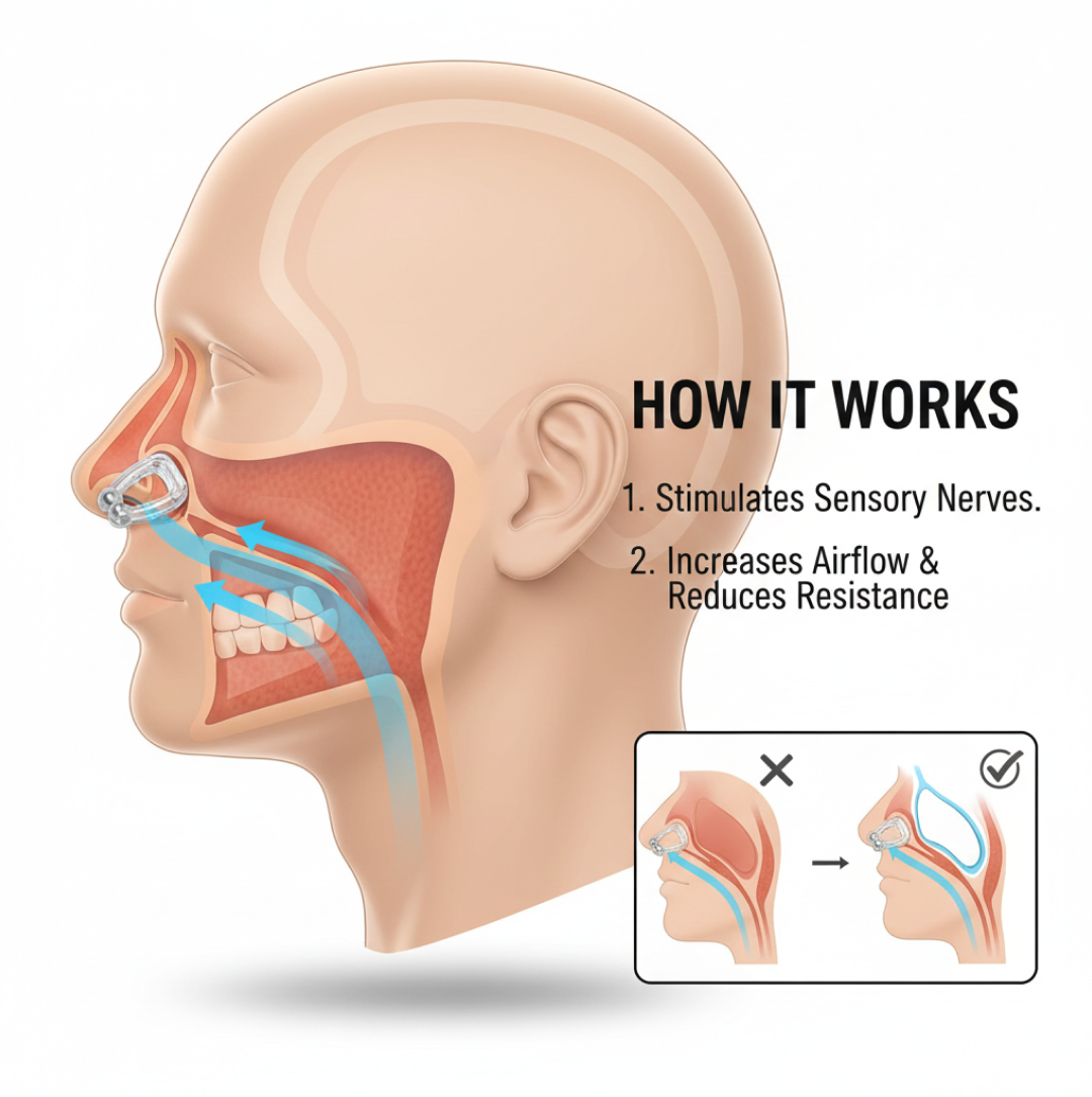 Magnetic Anti-Snore Clip