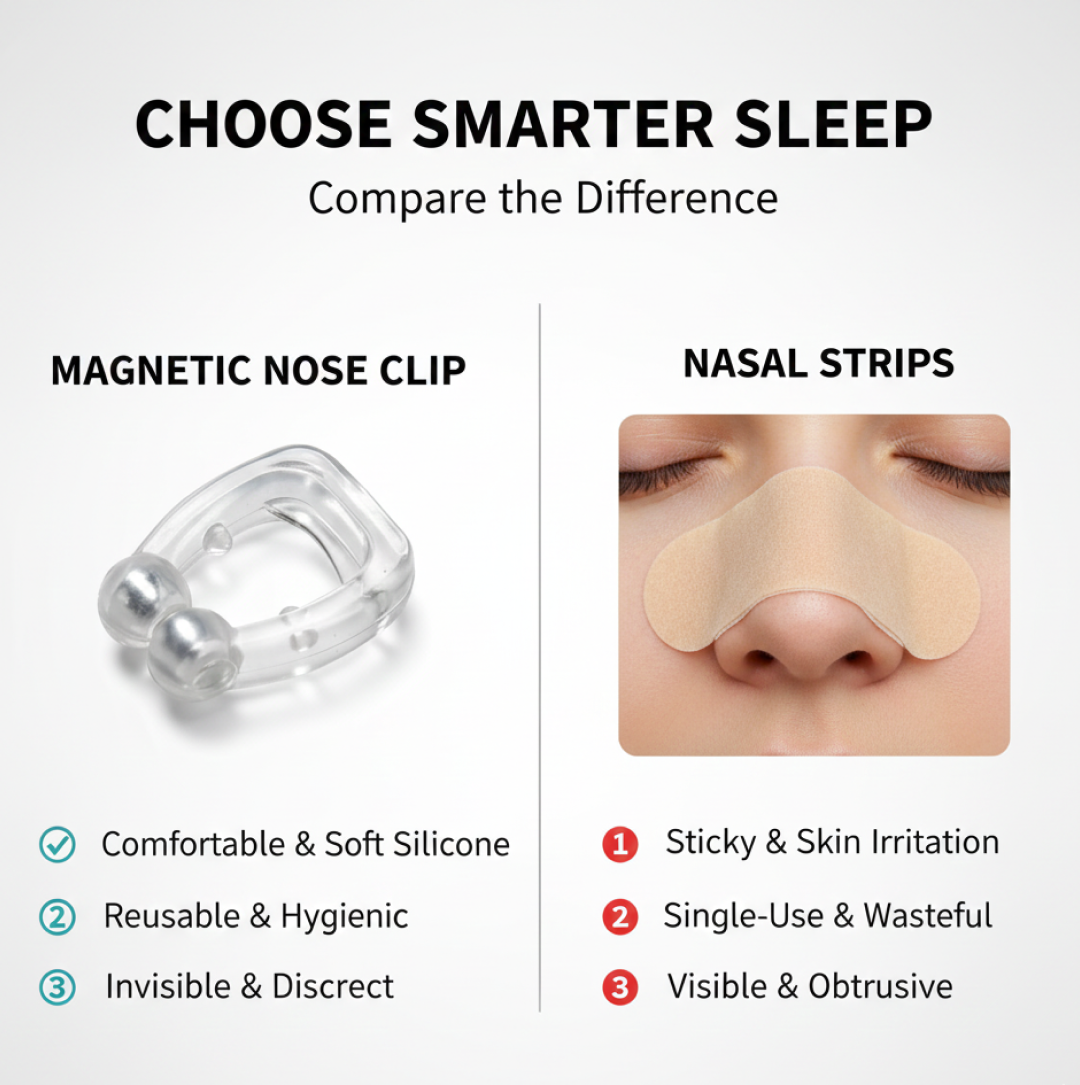 Magnetic Anti-Snore Clip