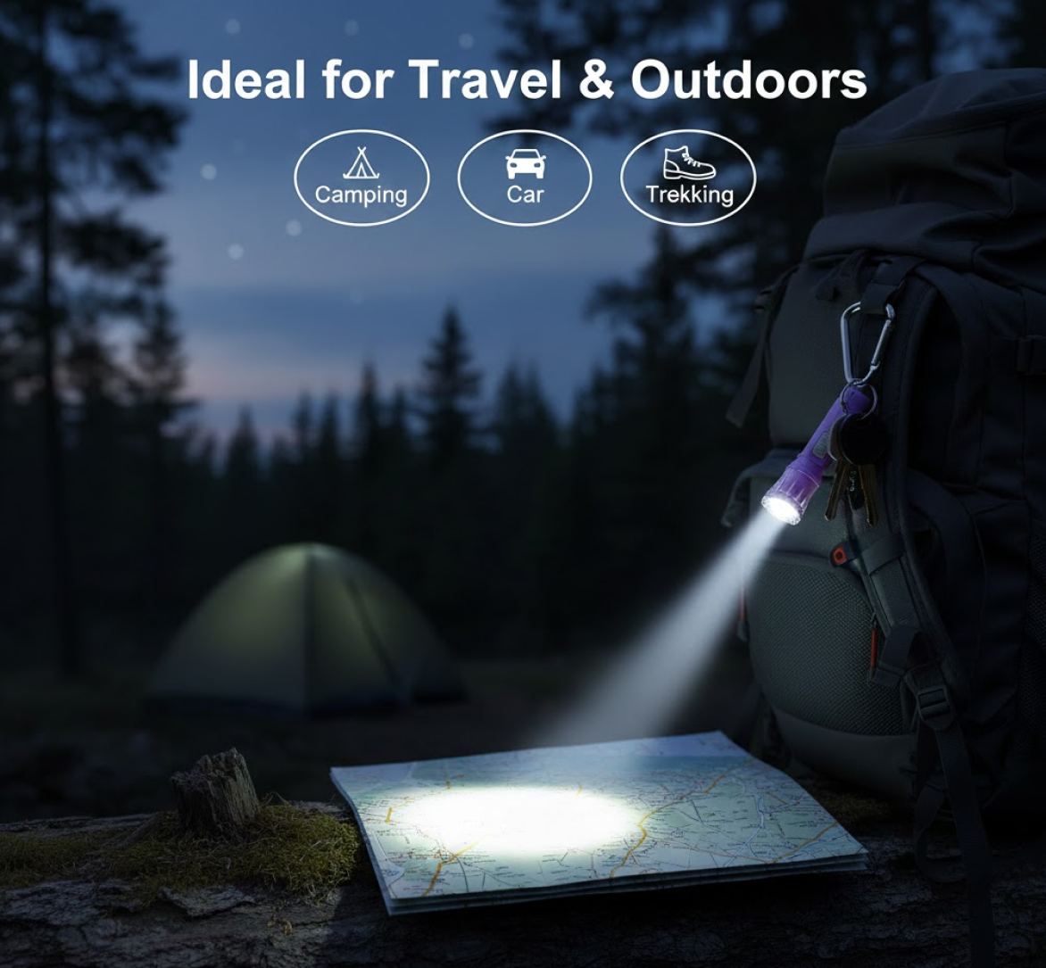 Mini LED Keychain Torch