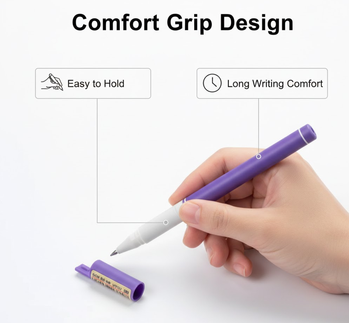 Black Gel Pens Set