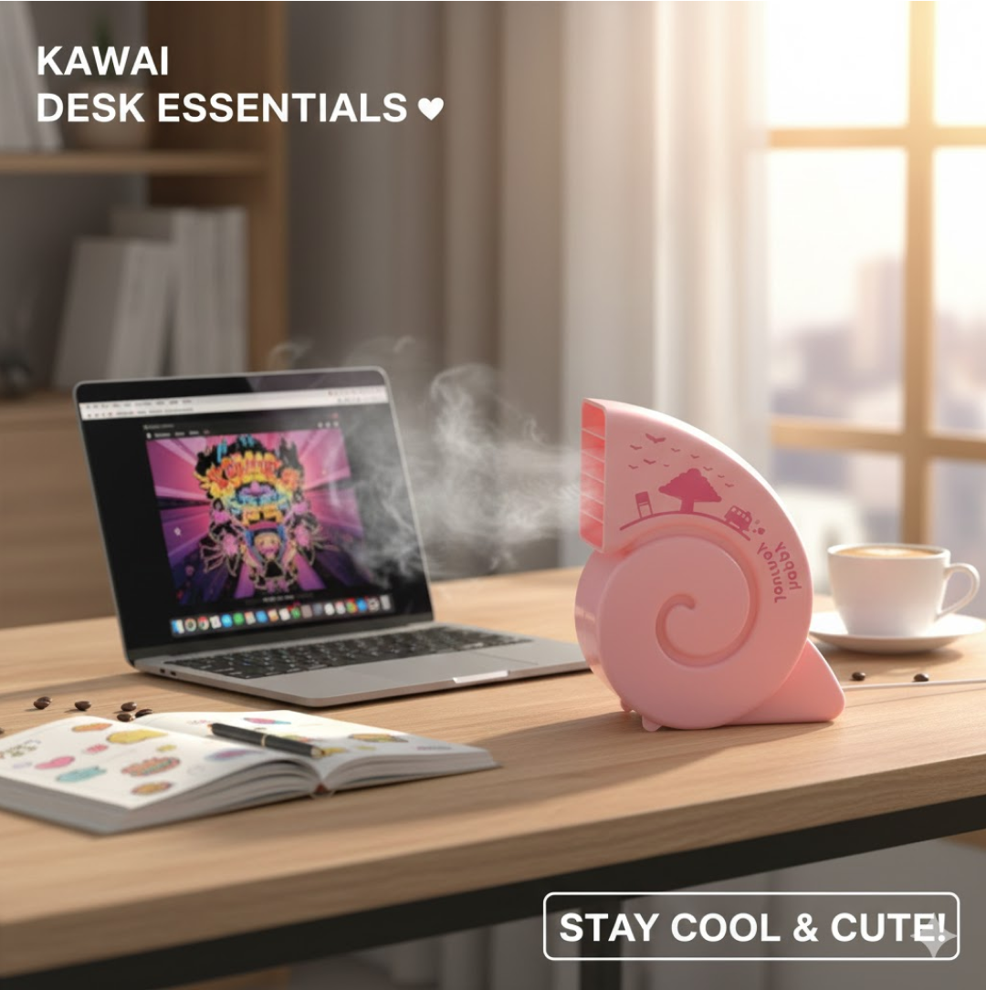 Bright Coloured Usb Mini  Fan