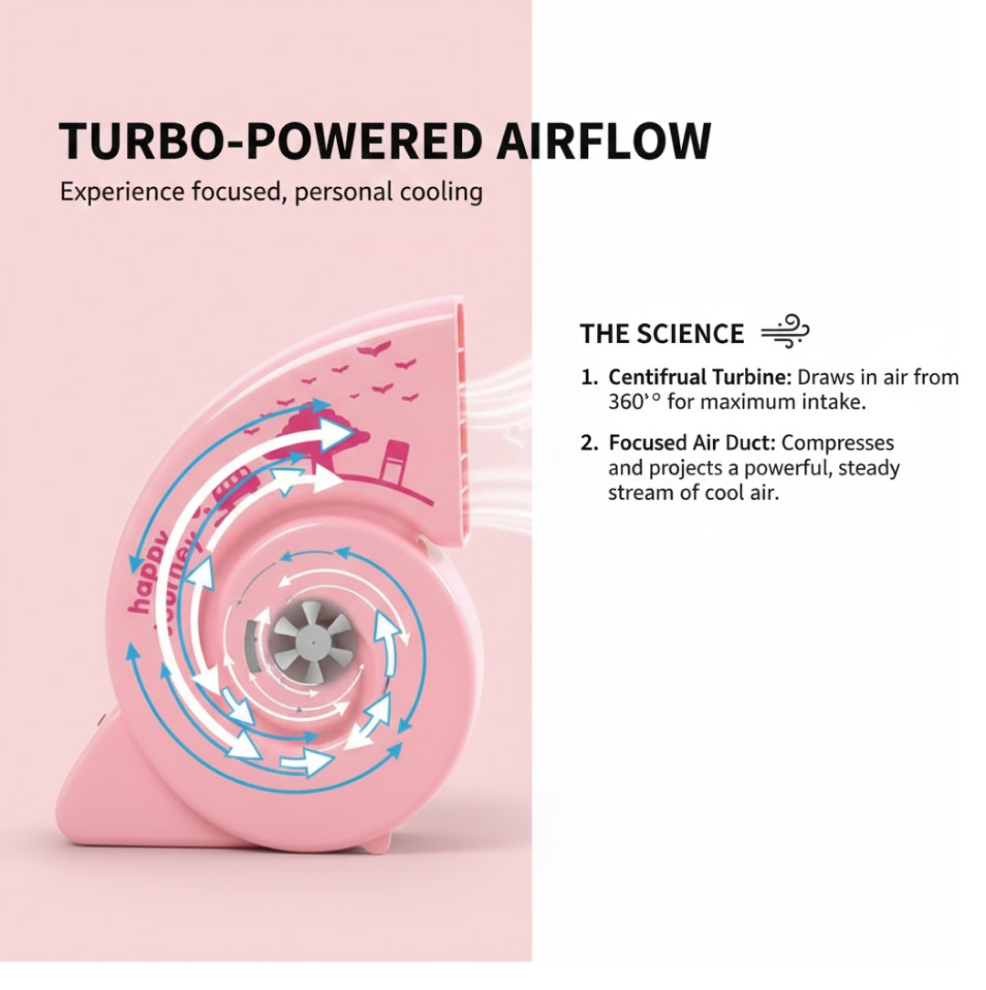 Bright Coloured Usb Mini  Fan