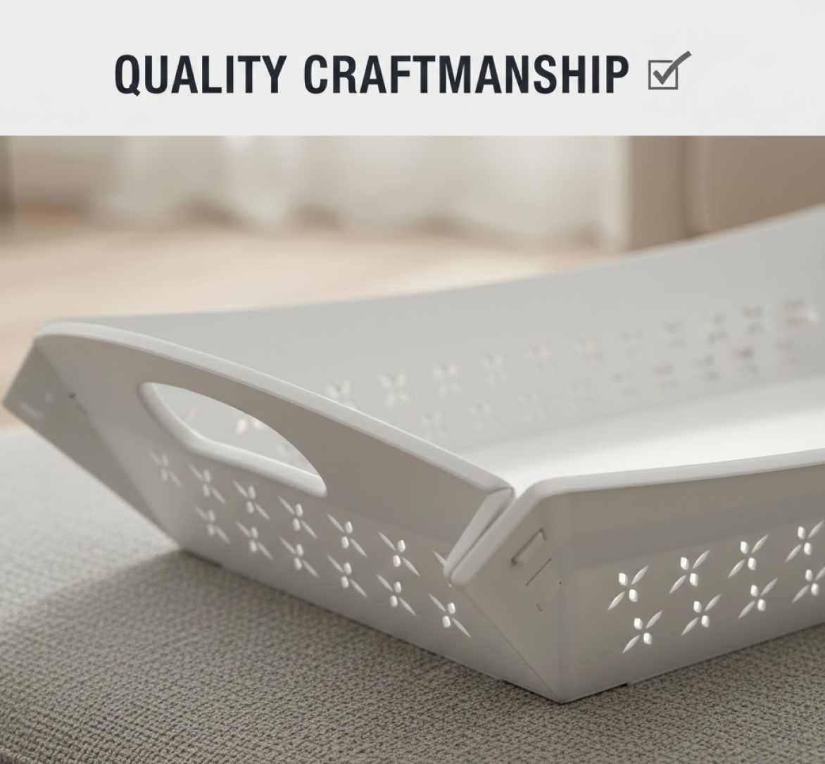Foldable Food Serving Tray