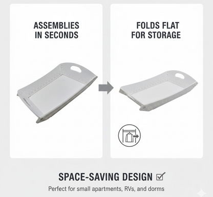 Foldable Food Serving Tray