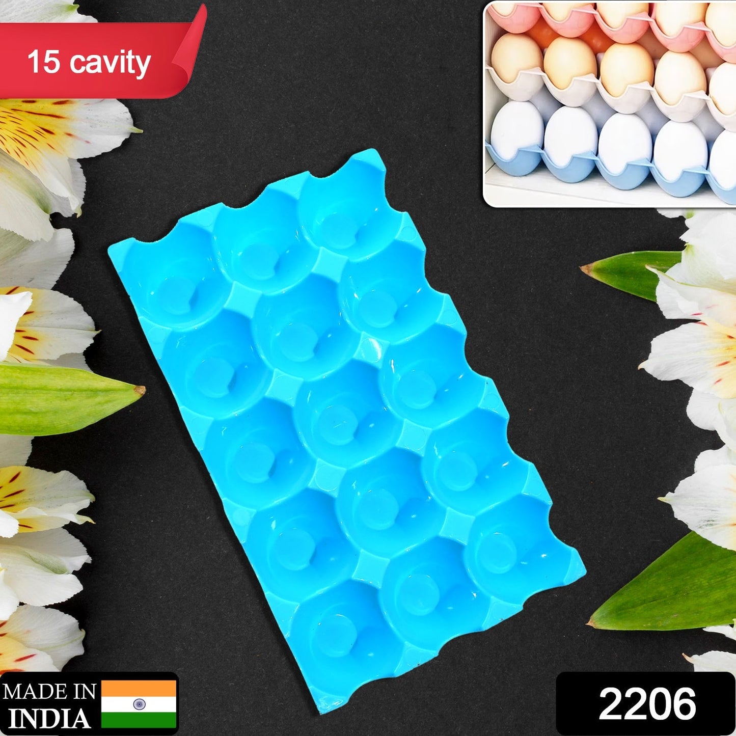 Sturdy 15-Egg Tray