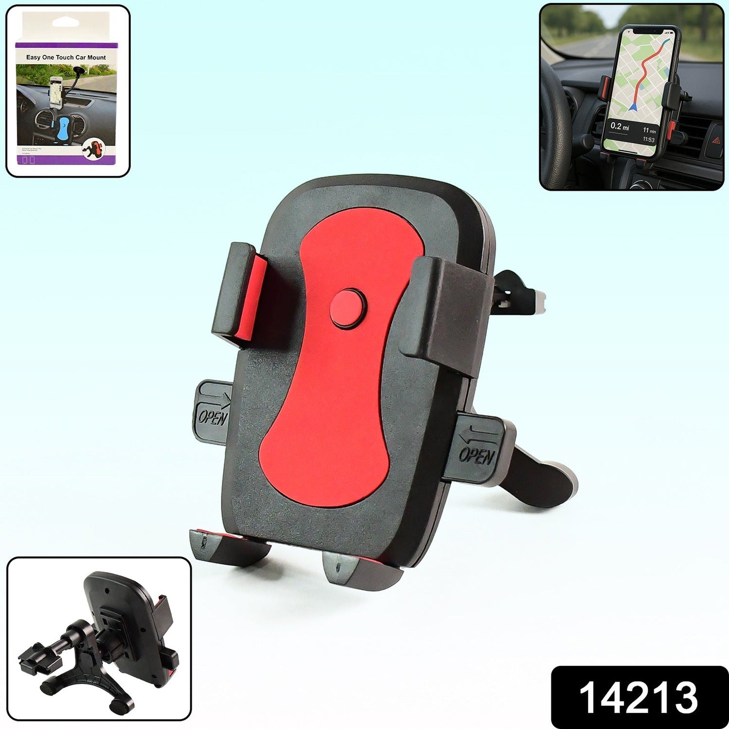 One Touch Car Mobile Holder
