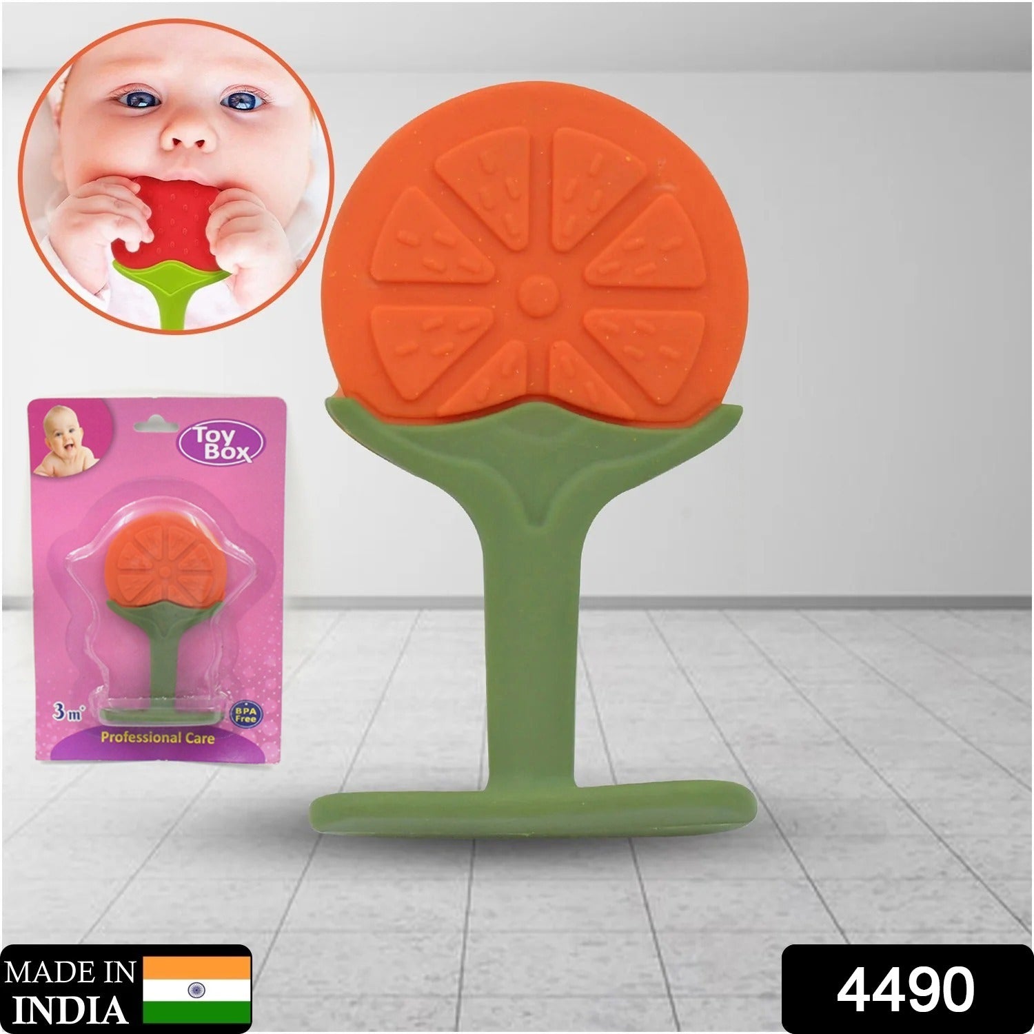 Silicone Fruit Shape Baby Teether