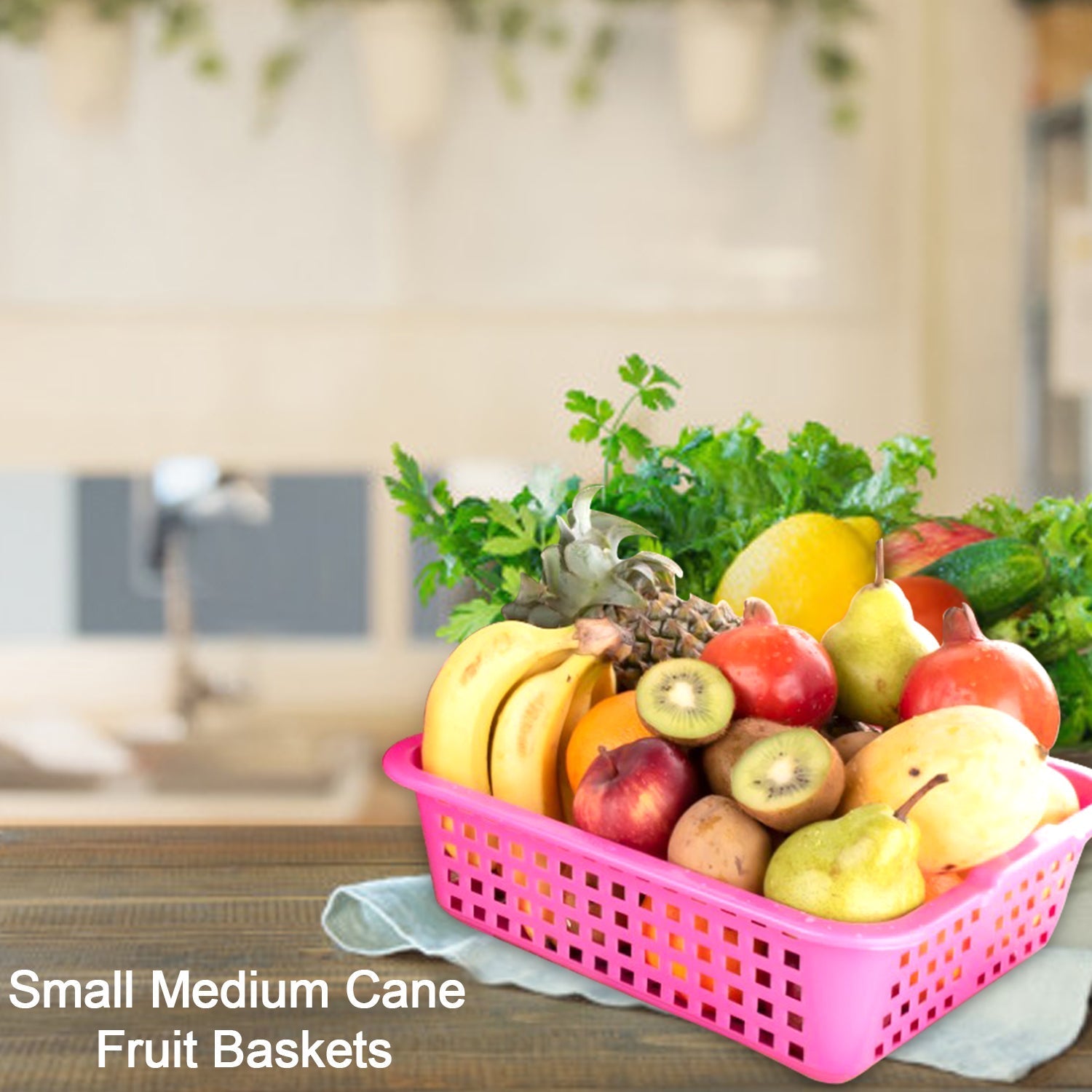 Medium Cane Fruit Basket