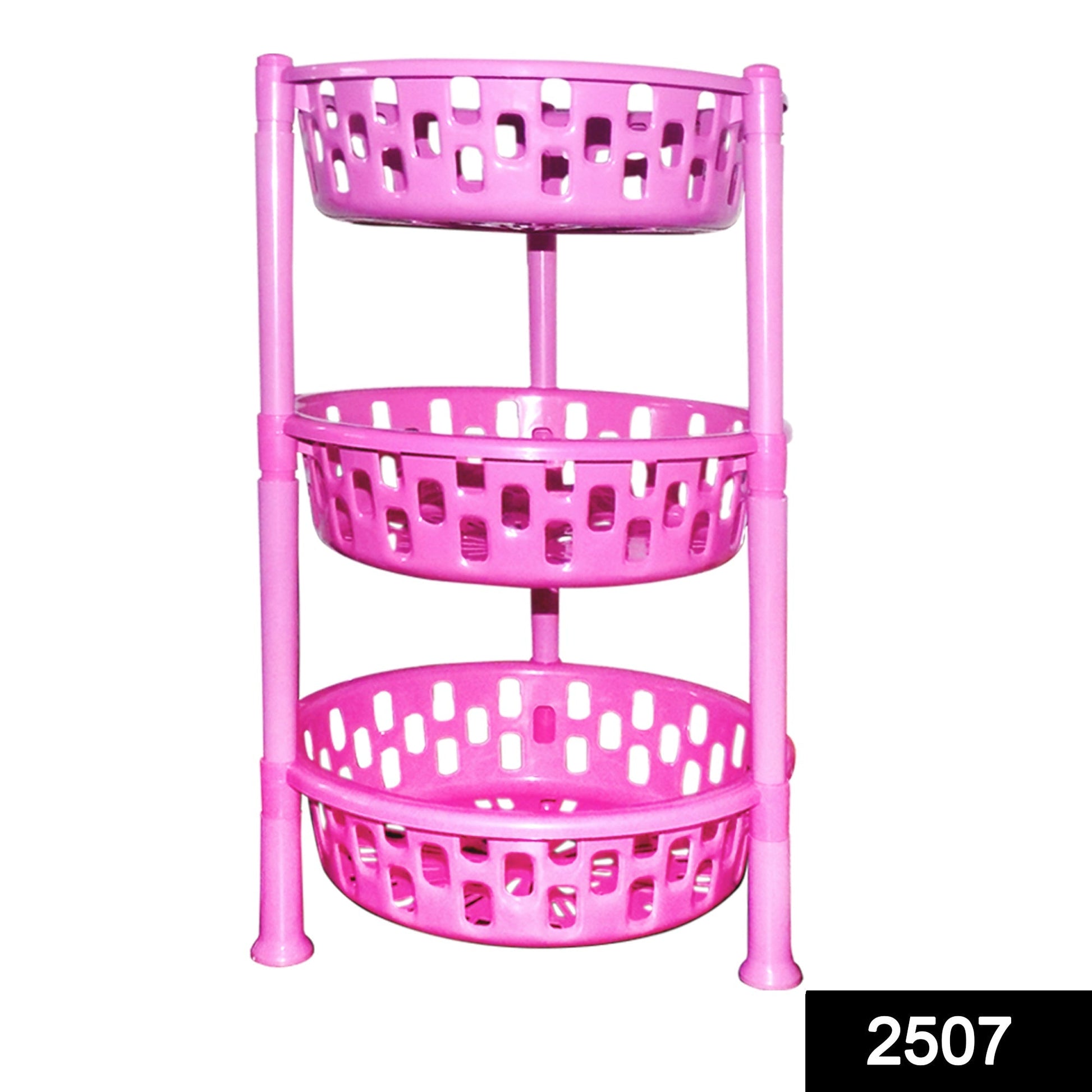 Round Plastic Rack Organiser