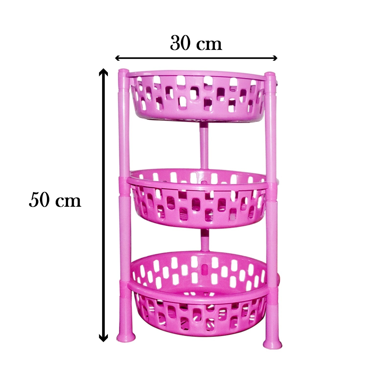 Round Plastic Rack Organiser