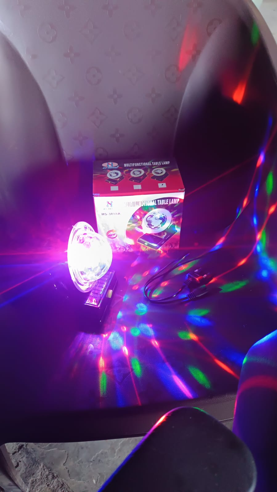 Solar Disco Light with Power Bank