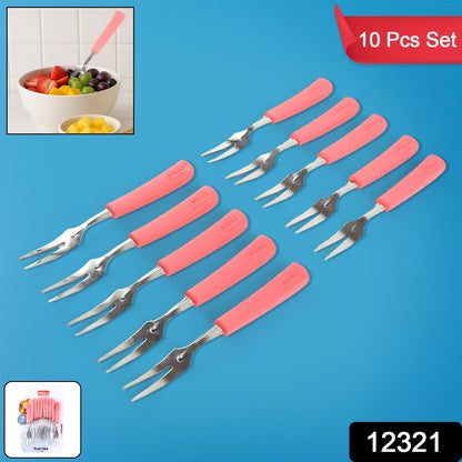 Fruit Fork Set  10 Pcs