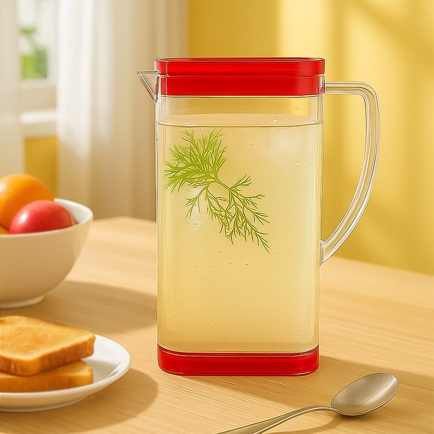 Space-Saving Square Water Jug