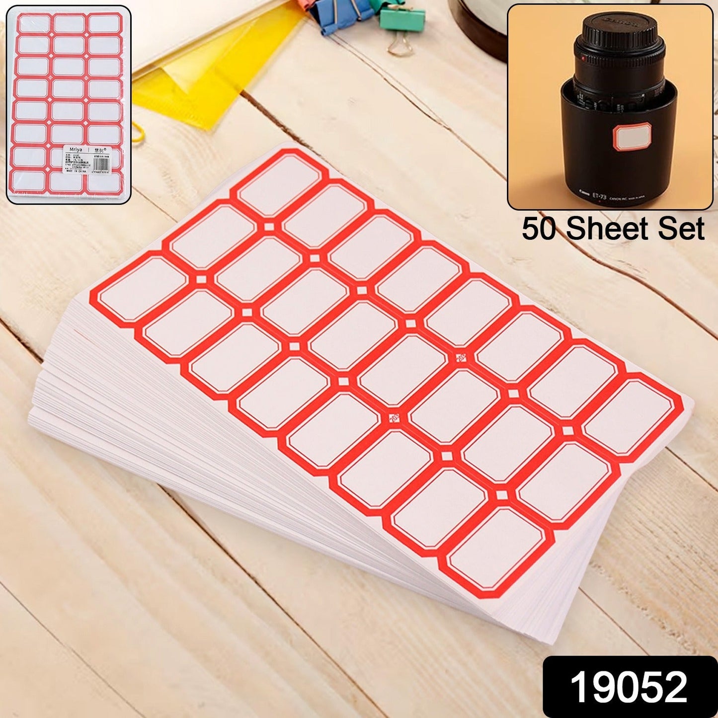 Blank Label Sticker Sheets (50 Sheet)