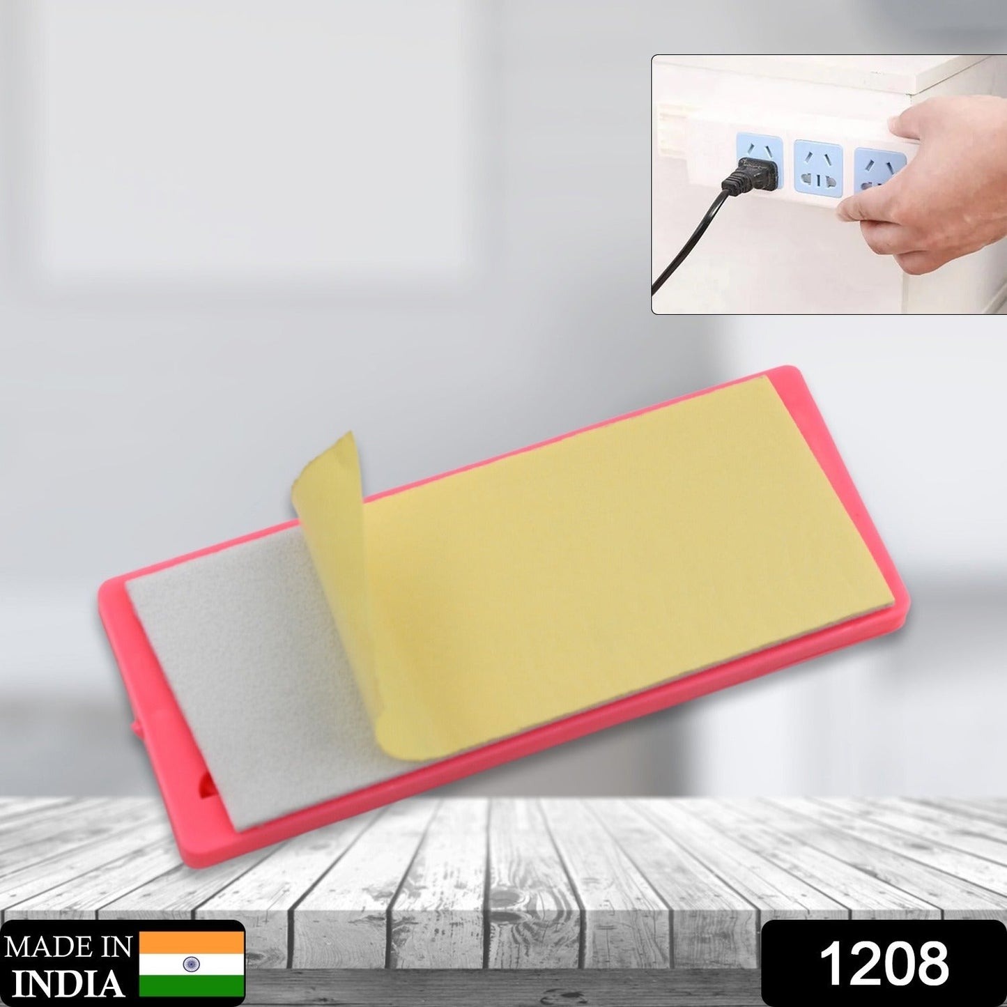 4-Pack Self-Adhesive Wall Hooks