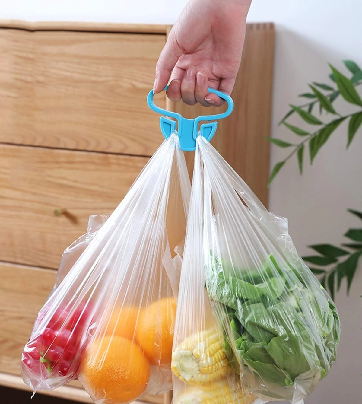Portable Grocery Bag Handle Holder