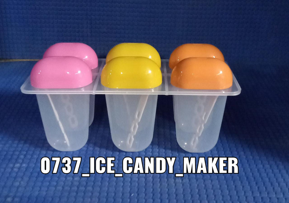 Multicolor Polypropylene Ice Mold Kulfi