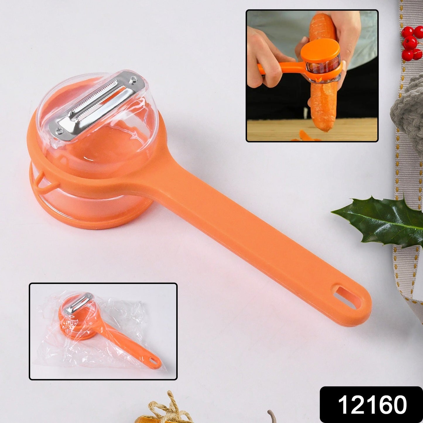 Peeler with Container