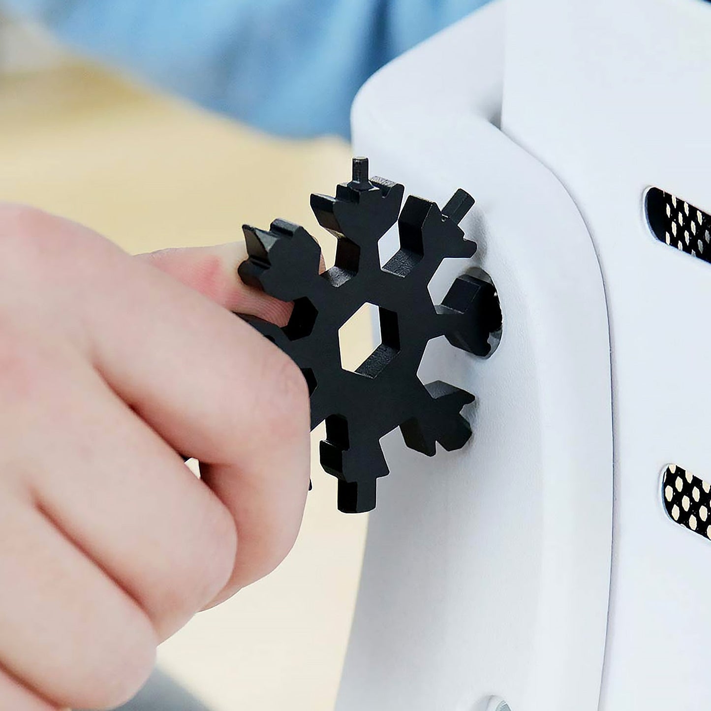 Snowflake Multi-Tool Keychain