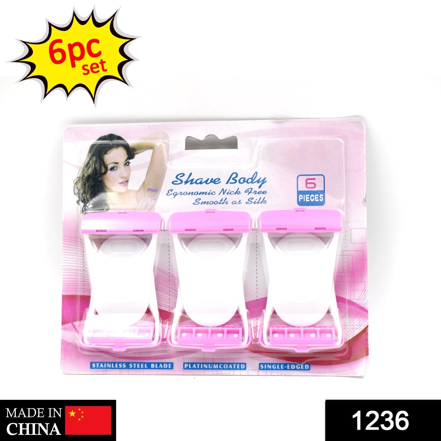 Unisex Body Razors – 6pcs