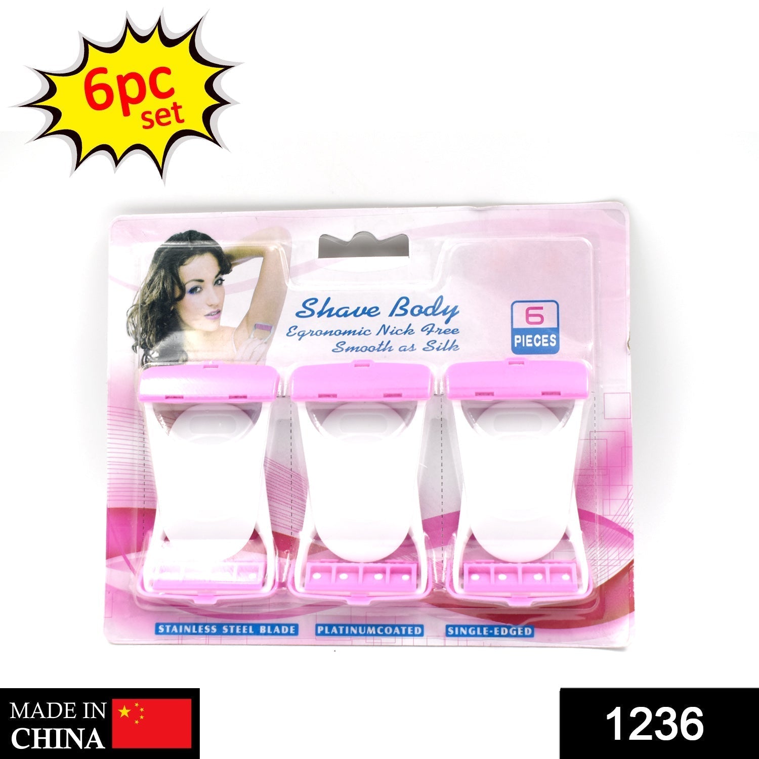 Unisex Body Razors – 6pcs